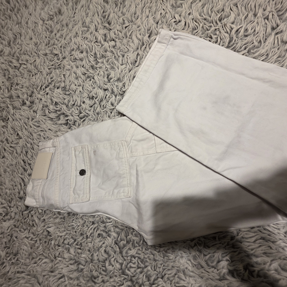 Women's White Wide Leg Jeans
